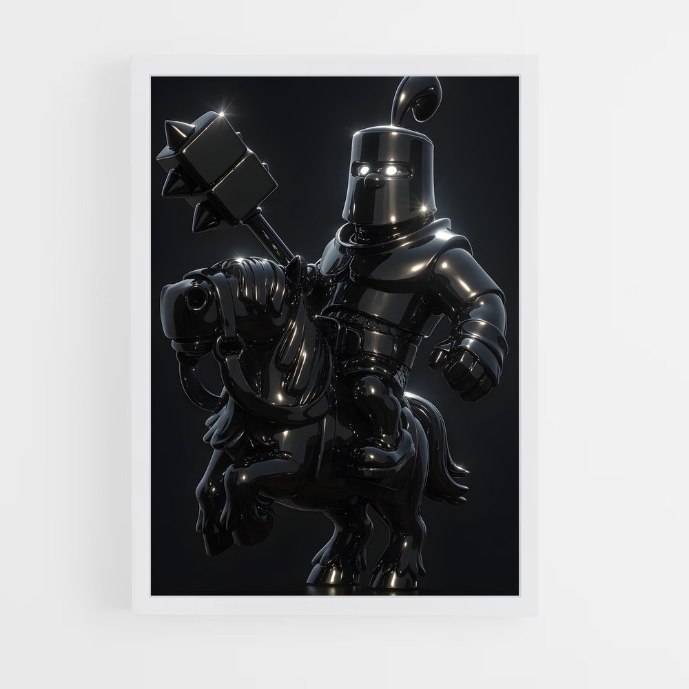 Poster Le Robot Chevalier – affiche Clash royale (vue 3)